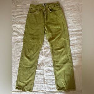 AGOLDE 90s Inspired Matcha Jeans
